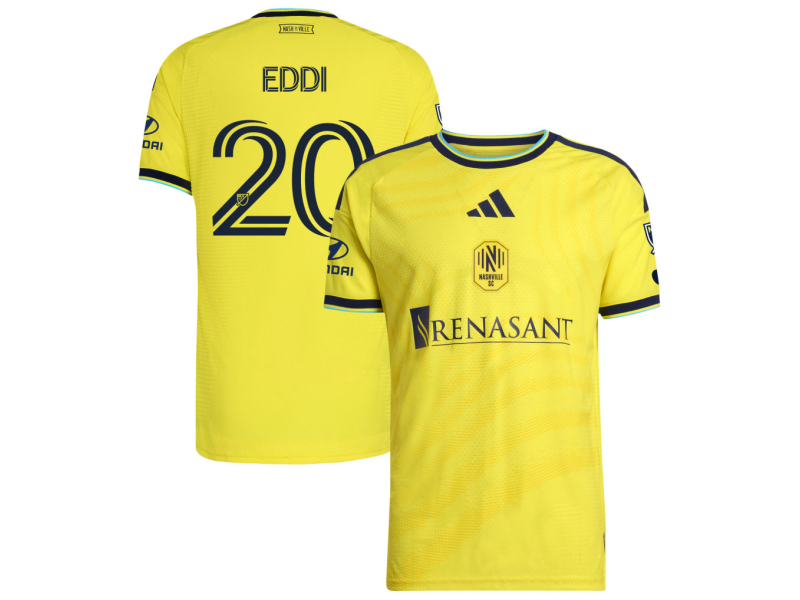 Edvard Tagseth Eddi Nashville SC 2026 The Reverb Edition Player Version Jersey - Yellow With Patch