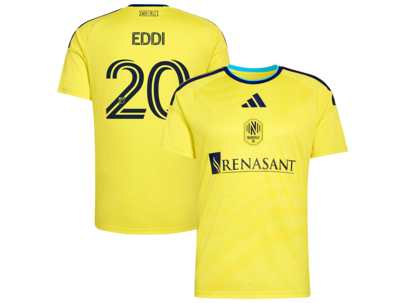 Edvard Tagseth Eddi Nashville SC 2026 The Reverb Edition Fan Version Jersey - Yellow