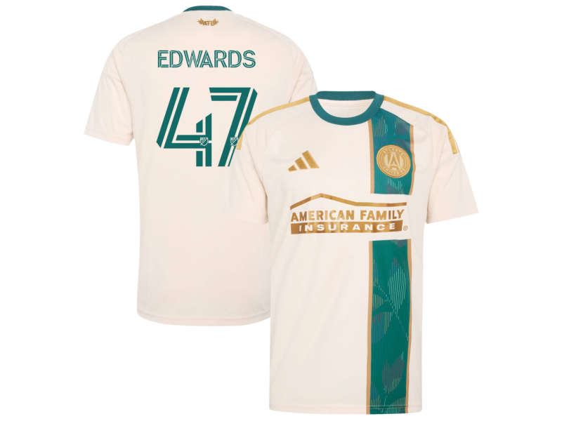 Matt Edwards Atlanta United FC 2026 Spirit of '96 Fan Version Jersey - Tan