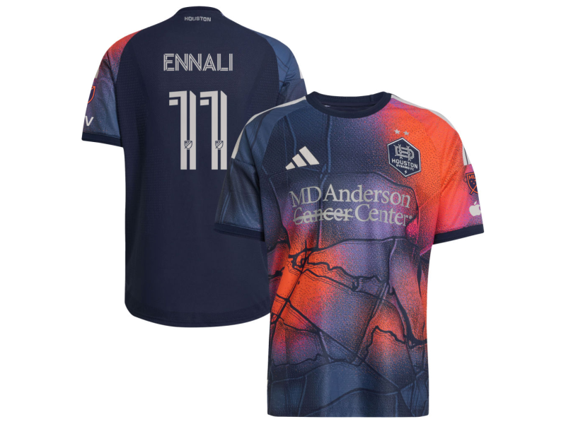 Lawrence Ennali Houston Dynamo FC 2026 Mission Control Player Version Jersey - Blue With Patch