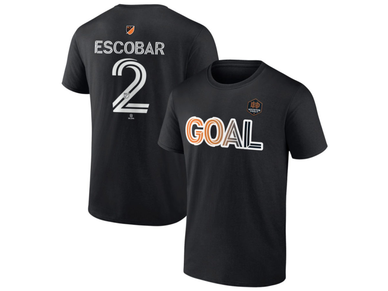 Youth Houston Dynamo FC Goal #2 Franco Escobar T-Shirt - Black