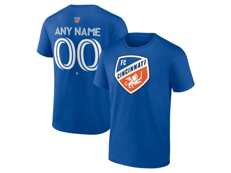 Men's FC Cincinnati Custom Team Authentic T-Shirt - Royal
