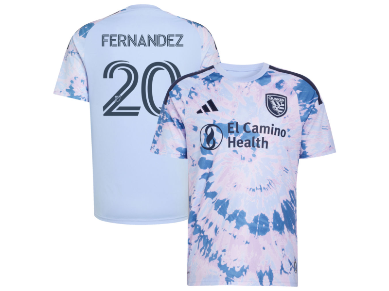 Nick Fernandez San Jose Earthquakes 2026 The Dead Edition Fan Version Jersey - Light Blue