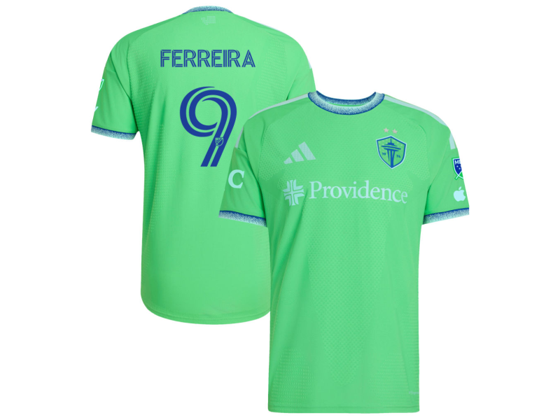 Jesus Ferreira Seattle Sounders FC 2026 The Evergreen State Edition Player Version Jersey - Rave Green With Patch