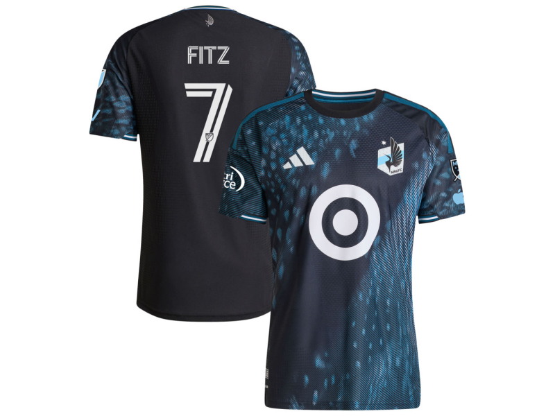 Dominik Fitz Minnesota United FC 2026 The Decade Edition Player Version Jersey - Black With Patch