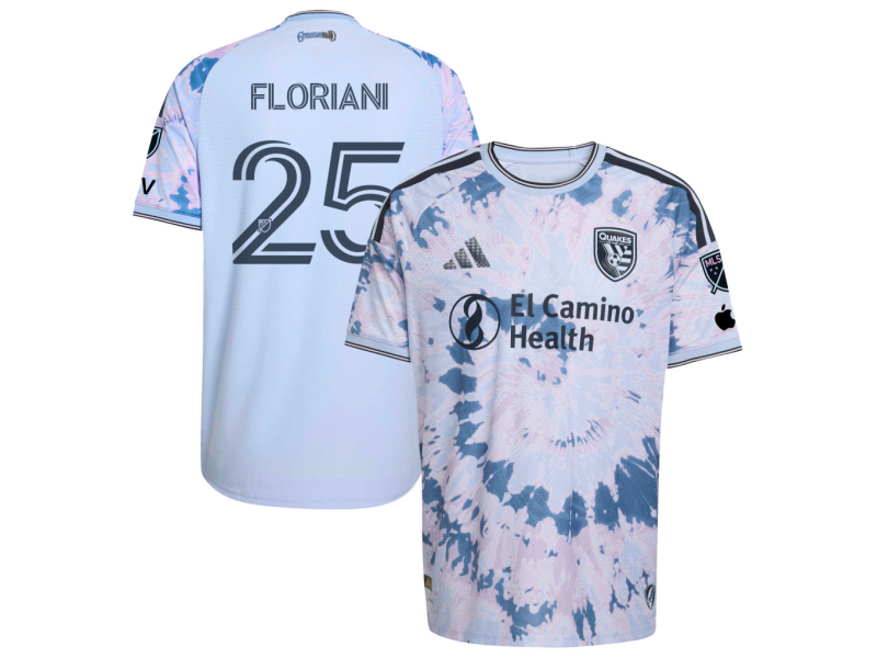 Max Floriani San Jose Earthquakes 2026 The Dead Edition Player Version Jersey - Light Blue With Patch