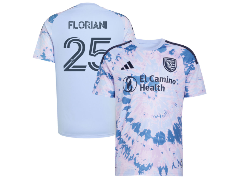 Max Floriani San Jose Earthquakes 2026 The Dead Edition Fan Version Jersey - Light Blue