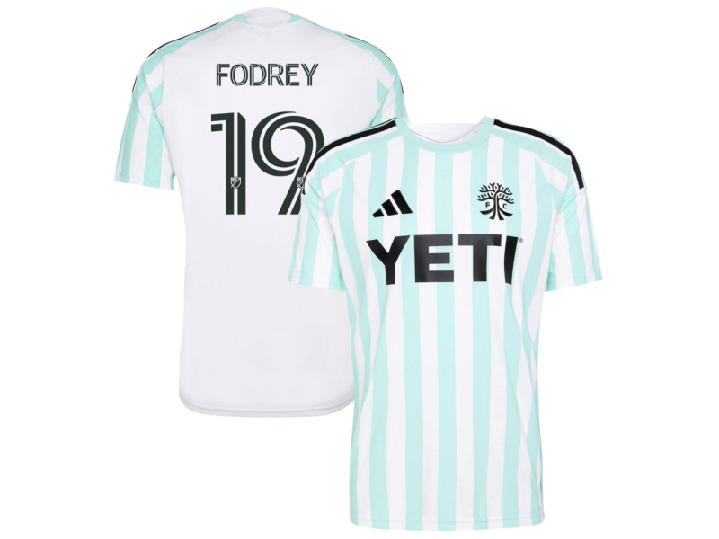 CJ Fodrey Austin FC 2026 The Rooted Edition Fan Version Jersey - White