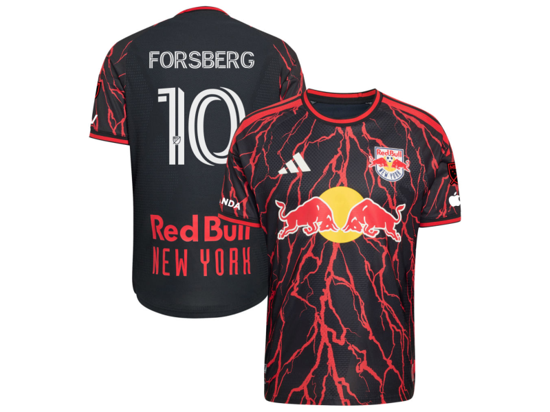 Emil Forsberg New York Red Bulls 2026 The Rooted Edition Player Version Jersey - Black With Patch