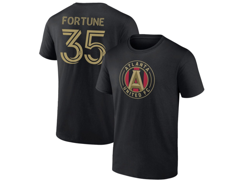 Men's Atlanta United FC #35 Ajani Fortune T-Shirt - Black
