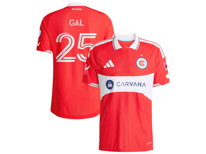 Jeff Gal Chicago Fire 2026 Forever Red Player Version Jersey - Red With Patch