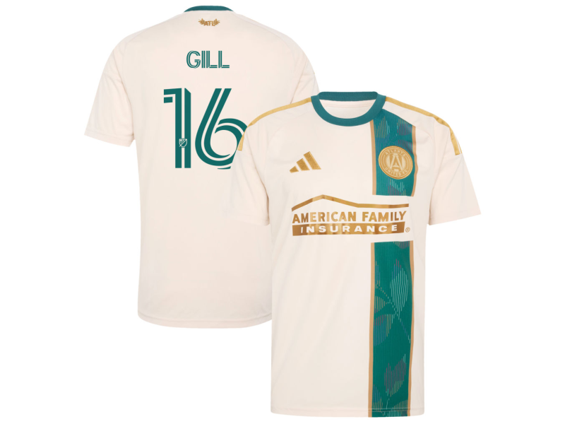 Adrian Gill Atlanta United FC 2026 Spirit of '96 Fan Version Jersey - Tan