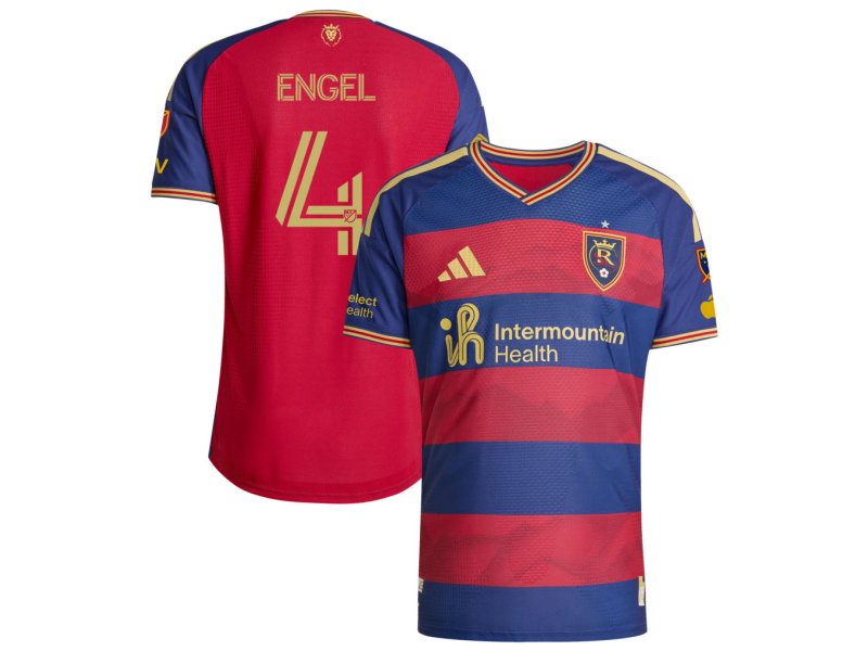 Justen Glad Real Salt Lake 2026 The Switchback Player Version Jersey - Red With Patch