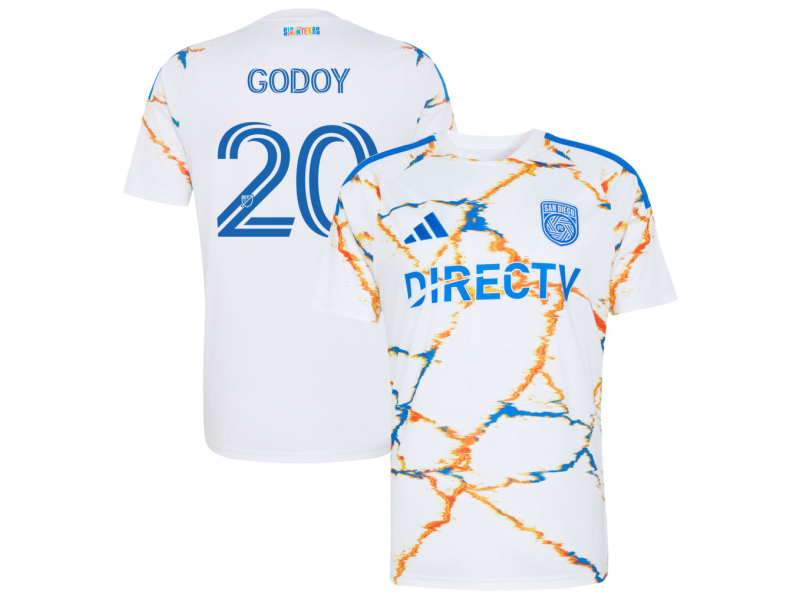 Anibal Godoy San Diego FC 2026 Unprecedented Unity Edition Fan Version Jersey - White