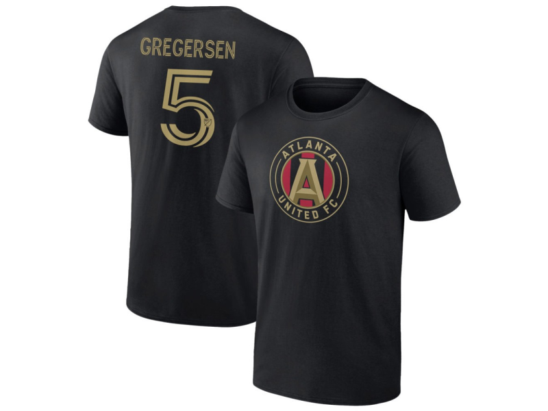 Men's Atlanta United FC #5 Stian Gregersen T-Shirt - Black