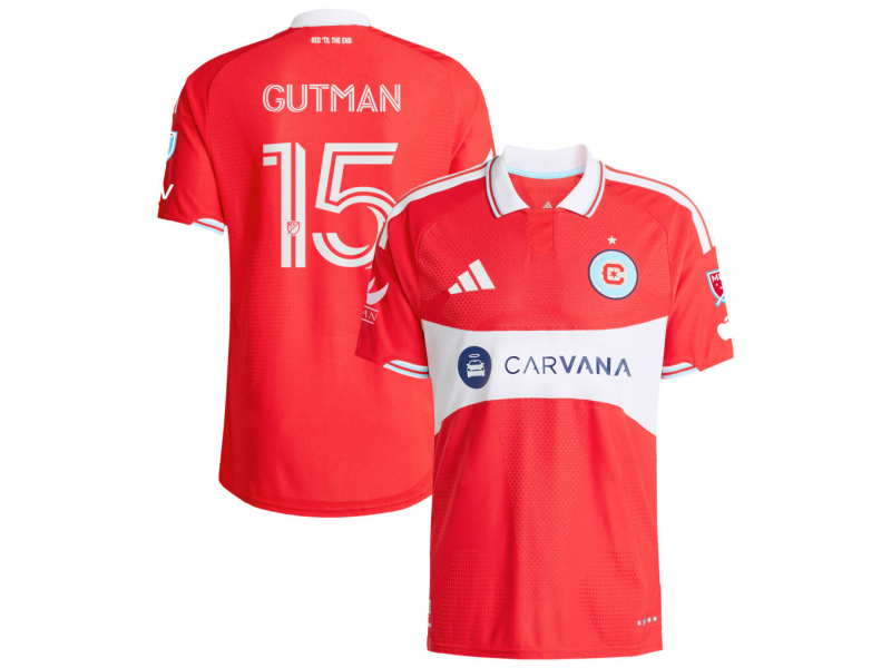 Andrew Gutman Chicago Fire 2026 Forever Red Player Version Jersey - Red With Patch