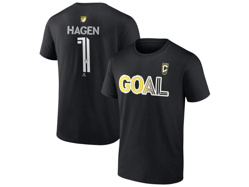 Youth Columbus Crew Goal #1 Nicholas Hagen T-Shirt - Black