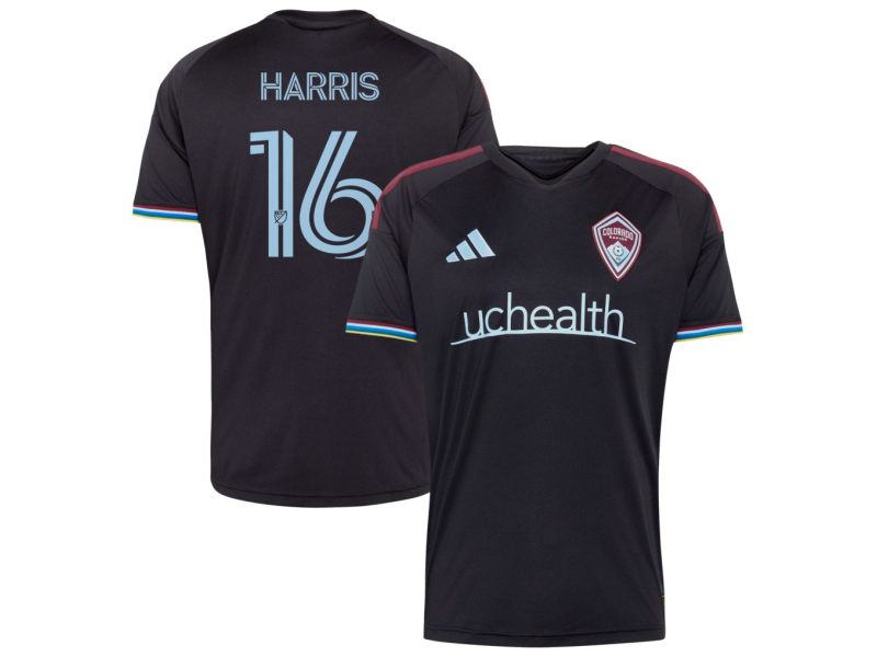 Alex Harris Colorado Rapids 2026 Colorful Colorado Fan Version Jersey - Black