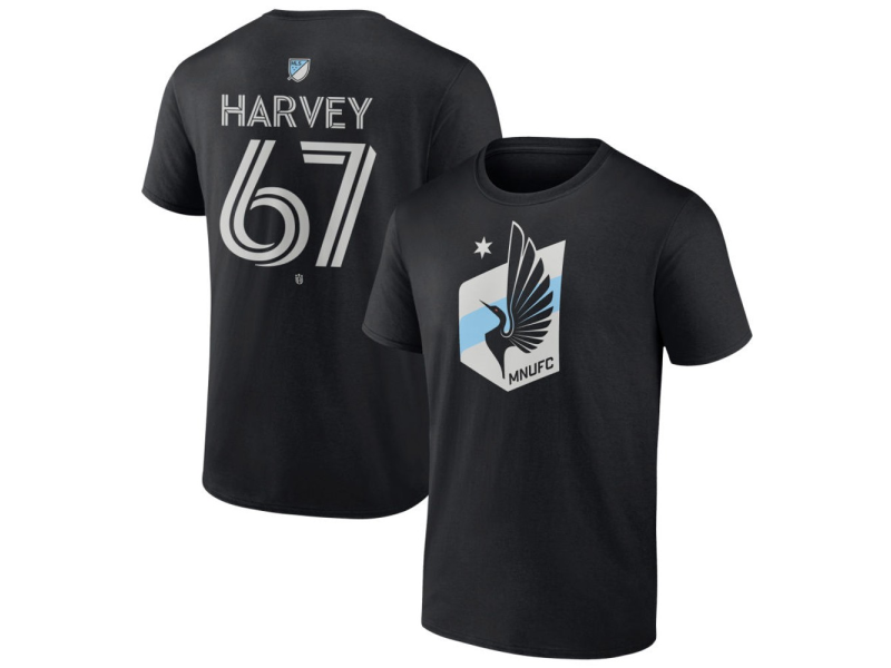 Men's Minnesota United FC #67 Carlos Harvey Team Authentic T-Shirt - Black