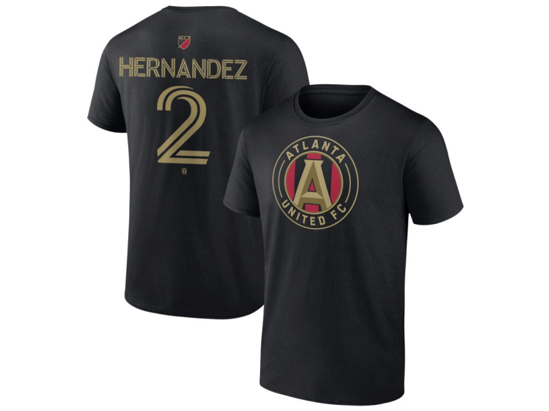 Men's Atlanta United FC #2 Ronald Hernandez Team Authentic T-Shirt - Black