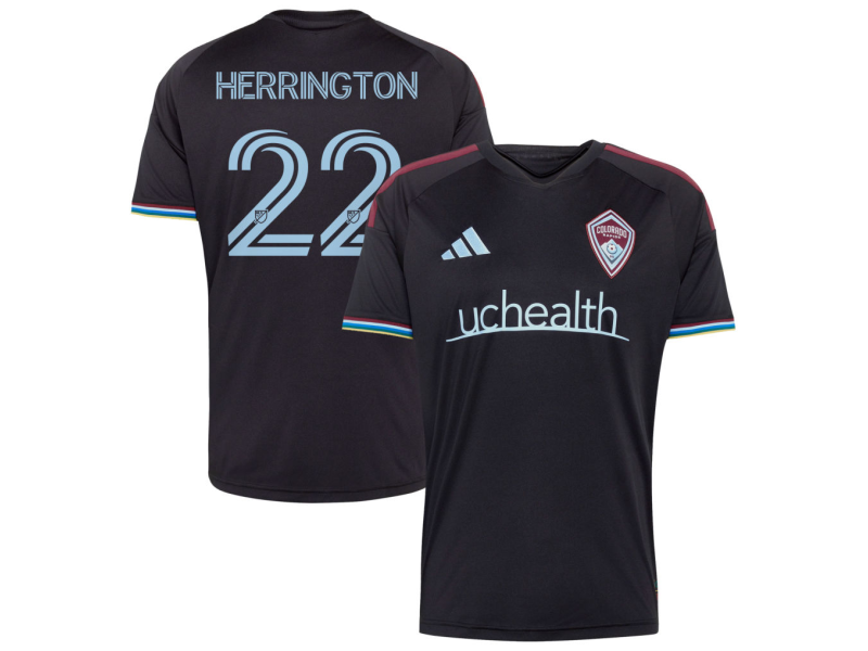 Lucas Herrington Colorado Rapids 2026 Colorful Colorado Fan Version Jersey - Black