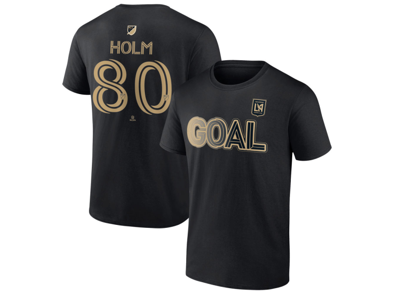 Youth LAFC Goal #80 Odin-Thiago Holm T-Shirt - Black