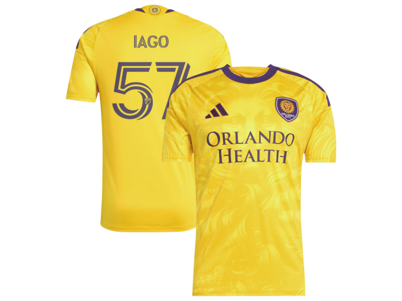Teodoro Iago Orlando City SC 2026 Sunken Treasure Edition Fan Version Jersey - Yellow