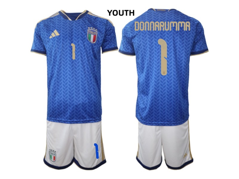 Youth DONNARUMMA Italy 2026 World Cup Home Fan Jersey - Blue