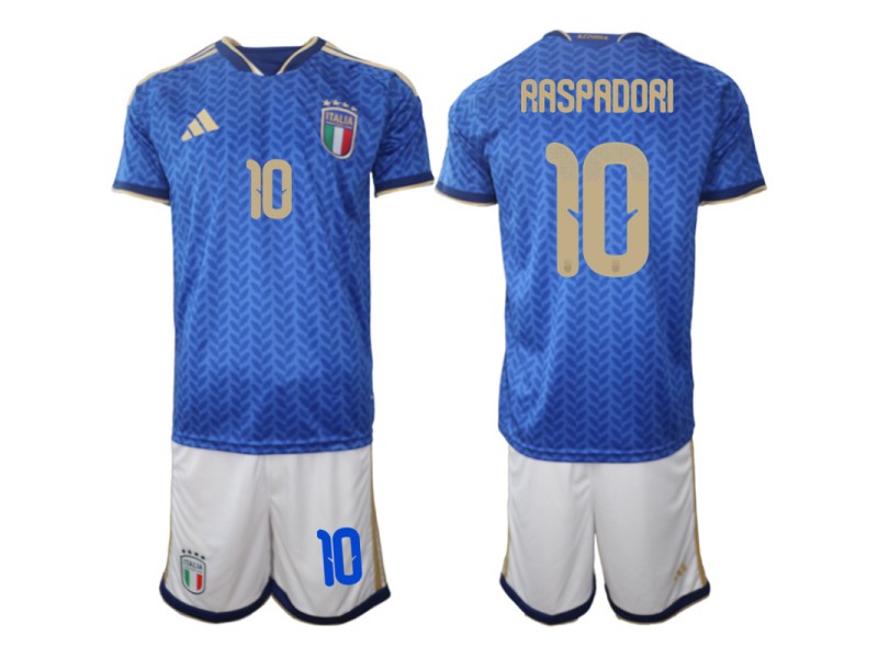 RASPADORI Italy 2026 World Cup Home Fan Jersey - Blue
