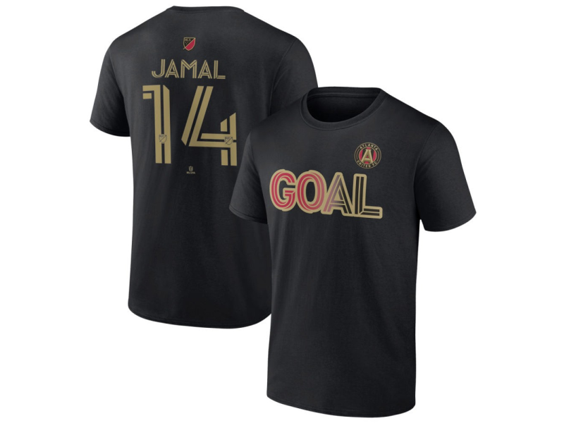 Men's Atlanta United FC Goal #14 Jamal Thiare T-Shirt - Black