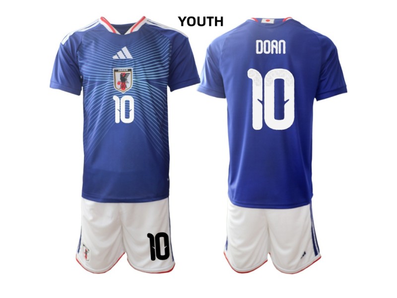 Youth DOAN Japan 2026 World Cup Home Fan Jersey - Blue