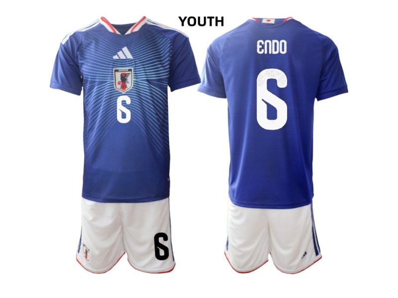 Youth ENDO Japan 2026 World Cup Home Fan Jersey - Blue