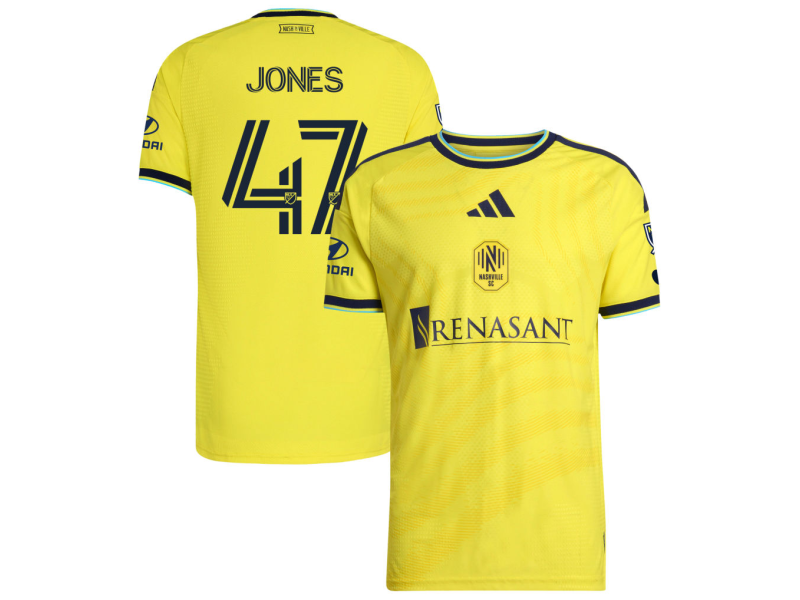 Isaiah Jones Nashville SC 2026 The Reverb Edition Player Version Jersey - Yellow With Patch