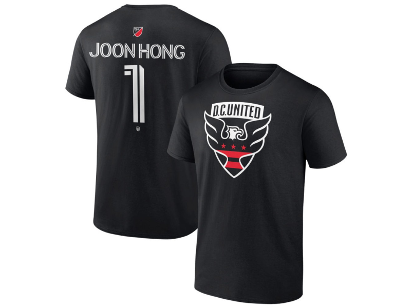 Youth D.C. United #1 Joon Hong Team Authentic T-Shirt - Black