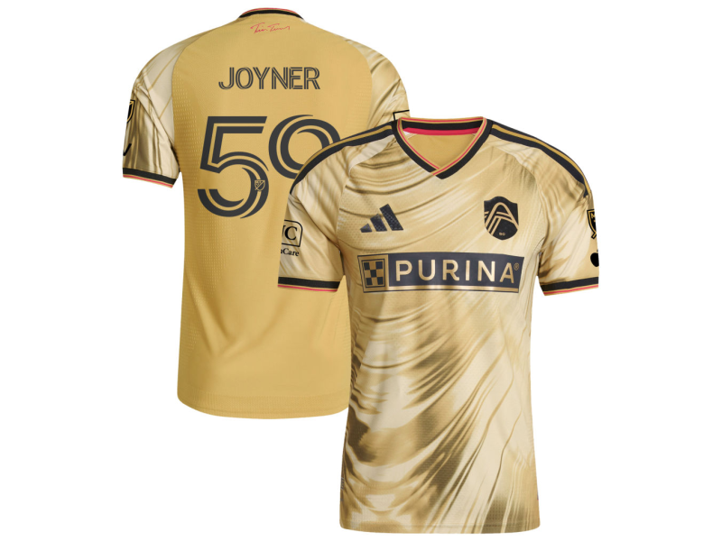 Mykhi Joyner St. Louis CITY SC 2026 The Tina Turner Edition Player Version Jersey - Yellow With Patch
