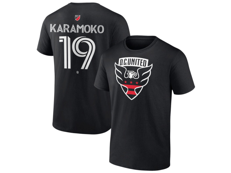 Men's D.C. United #19 Hakim Karamoko Team Authentic T-Shirt - Black