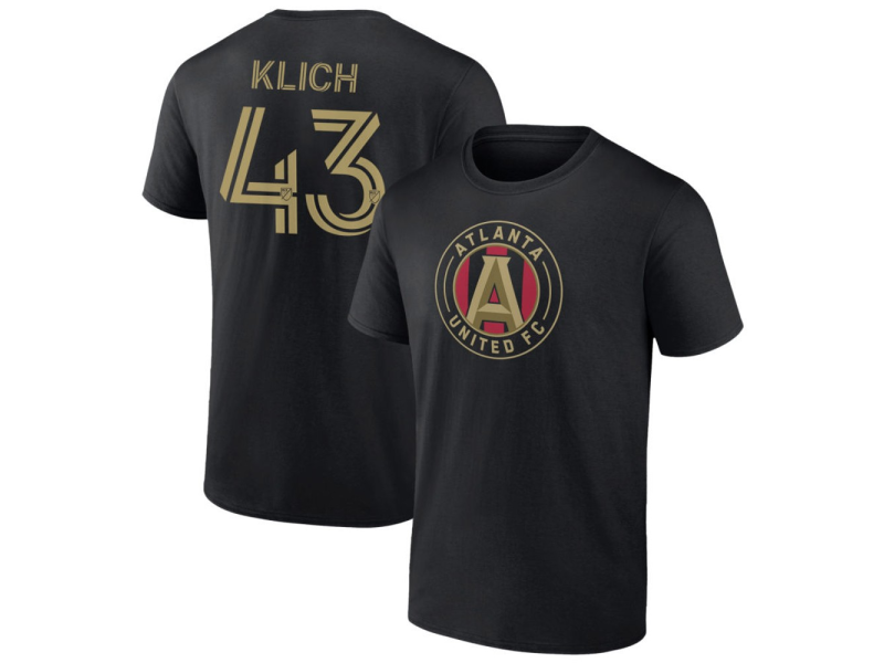 Men's Atlanta United FC #43 Mateusz Klich T-Shirt - Black