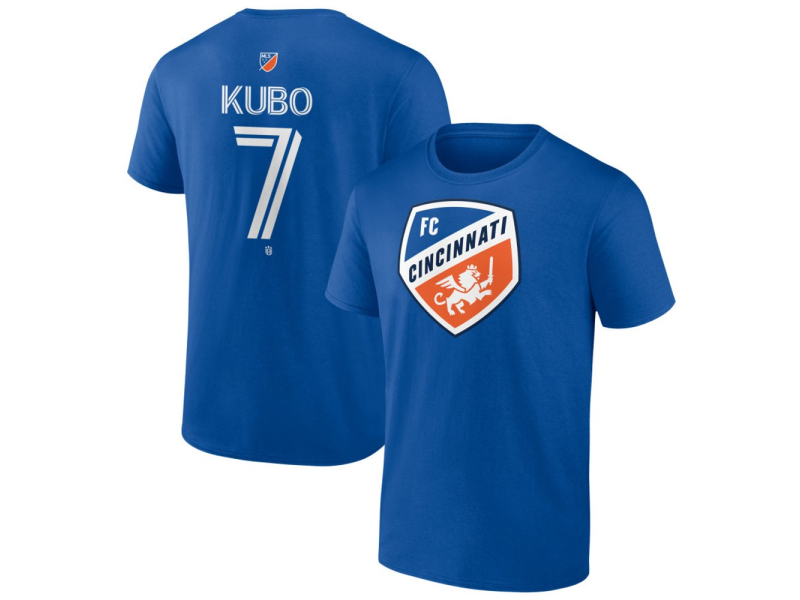 Men's FC Cincinnati #7 Yuya Kubo Team Authentic T-Shirt - Royal