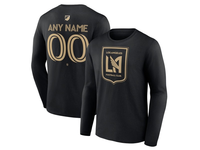 Men's LAFC Custom Team Authentic Long Sleeve T-Shirt - Black