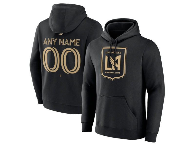 Men's LAFC Custom Team Authentic Pullover Hoodie - Black