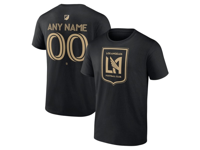 Men's LAFC Custom Team Authentic T-Shirt - Black