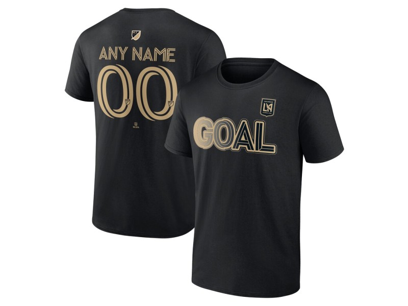 Youth LAFC Goal Custom T-Shirt - Black
