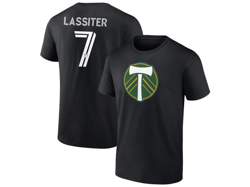 Men's Portland Timbers #7 Ariel Lassiter T-Shirt - Black