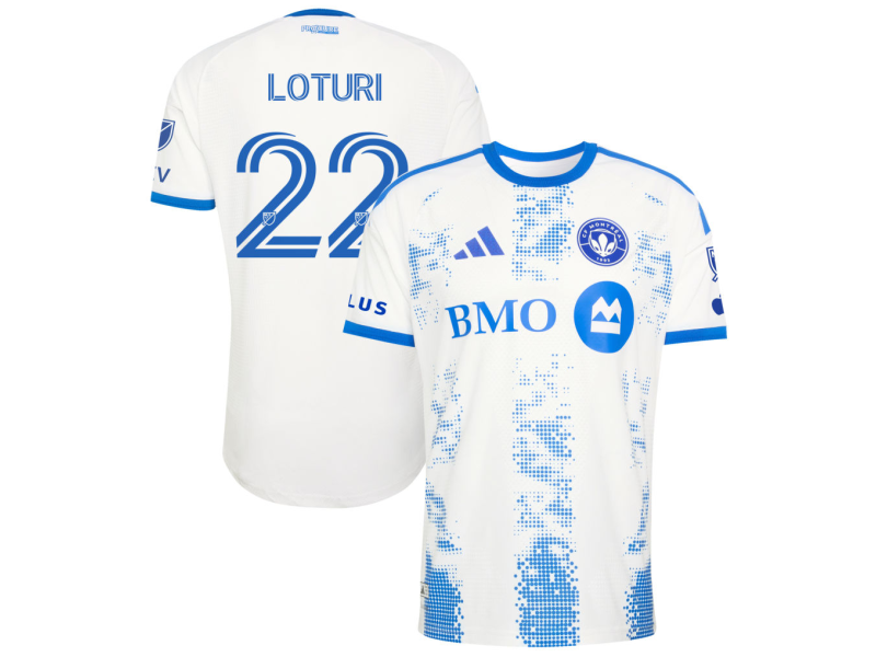 Victor Loturi CF Montreal 2026 The Procure Player Version Jersey - White With Patch
