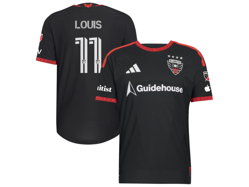Munteanu Louis D.C. United 2026 Black-and-Red Edition Player Version Jersey - Black With Patch