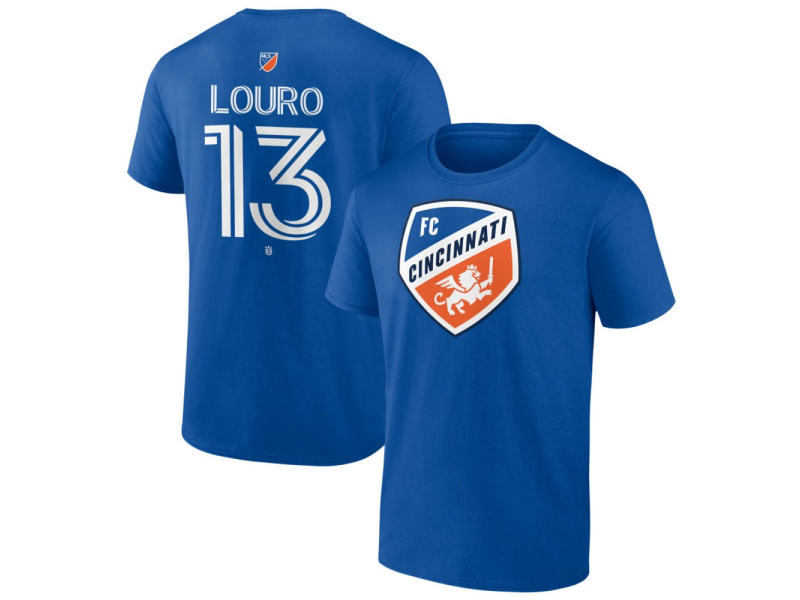 Youth FC Cincinnati #13 Evan Louro Team Authentic T-Shirt - Royal