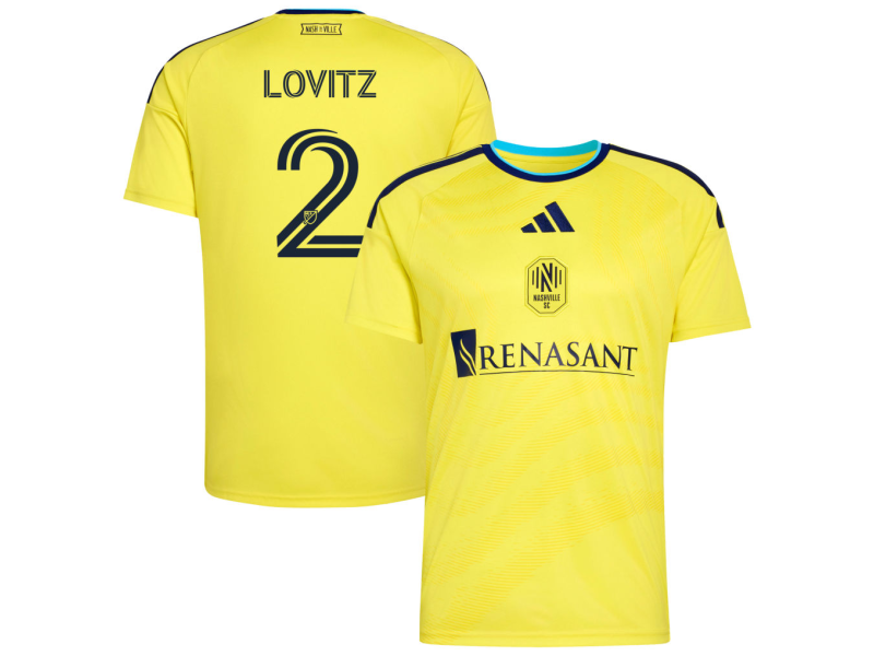 Daniel Lovitz Nashville SC 2026 The Reverb Edition Fan Version Jersey - Yellow