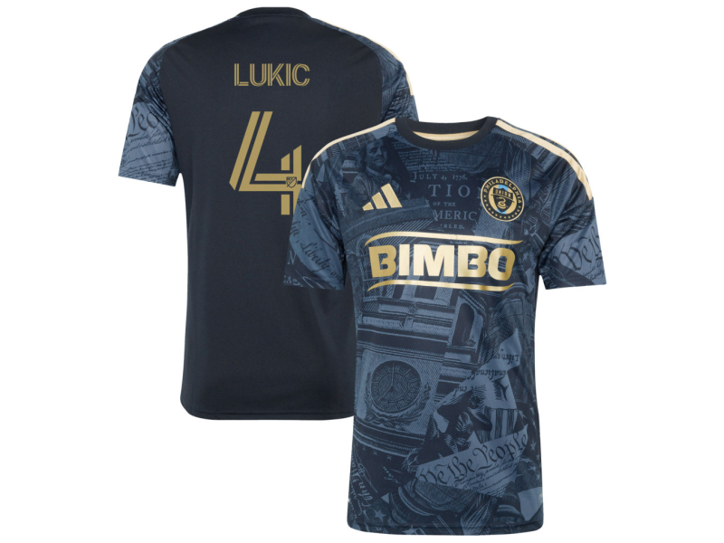 Jovan Lukic Philadelphia Union 2026 1776 Edition Fan Version Jersey - Navy
