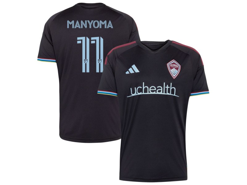 Alexis Manyoma Colorado Rapids 2026 Colorful Colorado Fan Version Jersey - Black