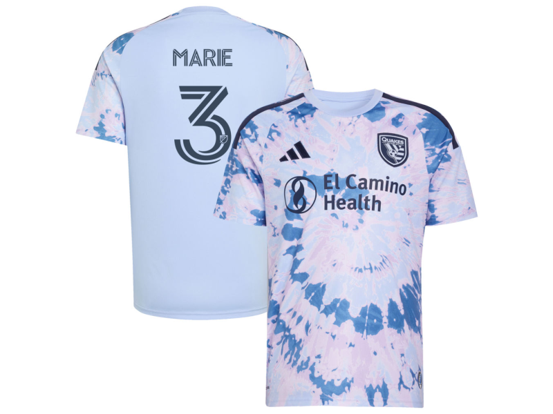 Paul Marie San Jose Earthquakes 2026 The Dead Edition Fan Version Jersey - Light Blue